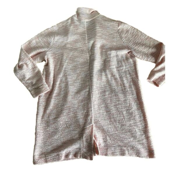 Lane Bryant petal pink open front collared cardigan jacket - Picture 3 of 10